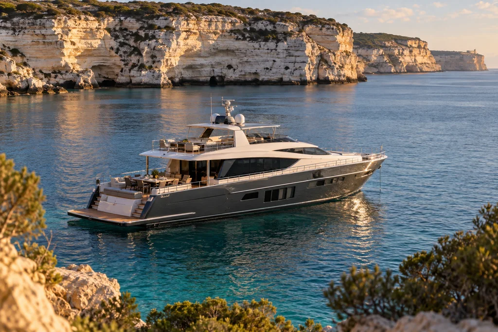 Sortie d’entreprise en yacht à Bonifacio