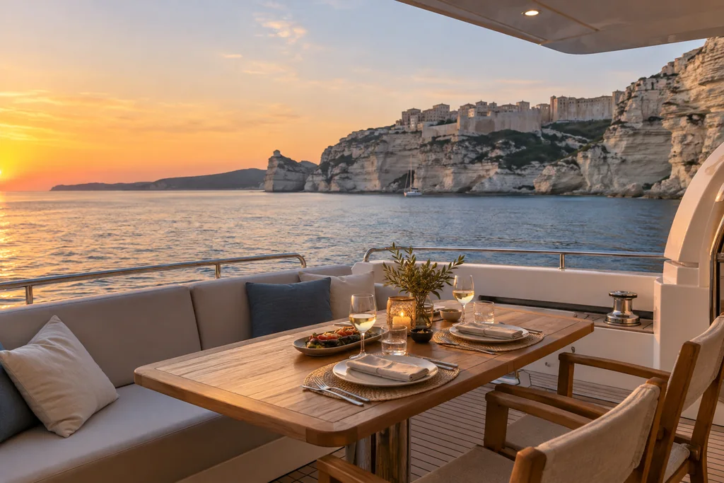 Charter privé à Bonifacio pour un couple