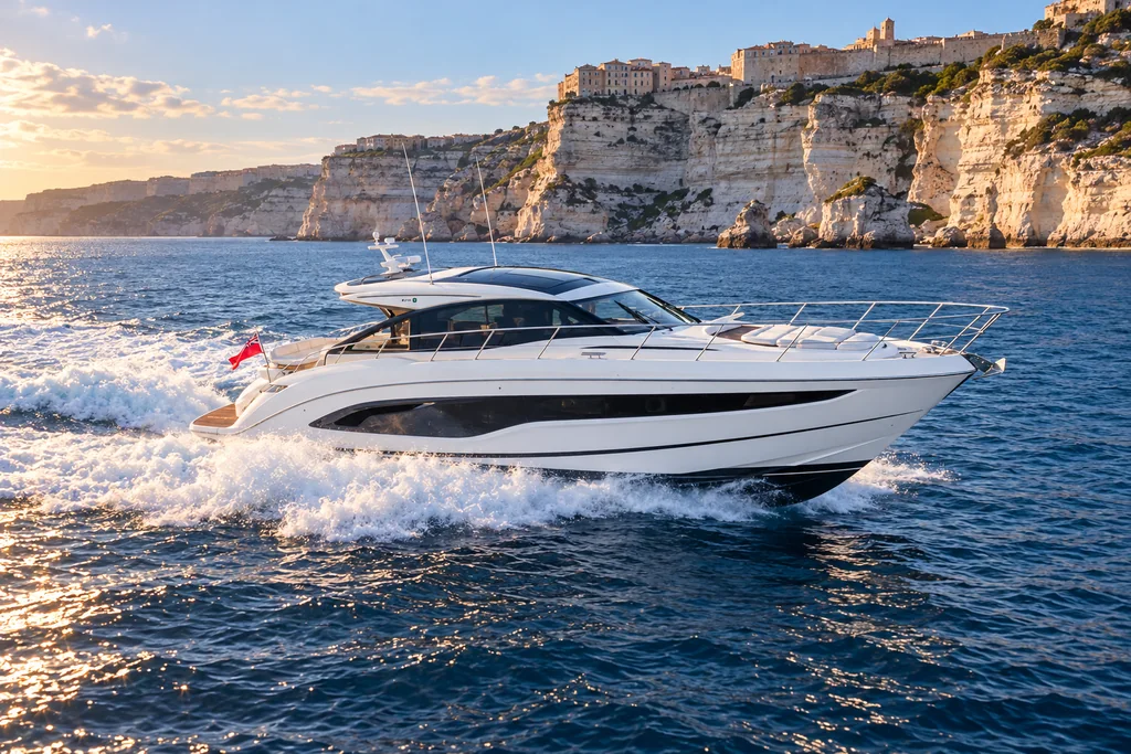 Princess V55 or comparable yacht