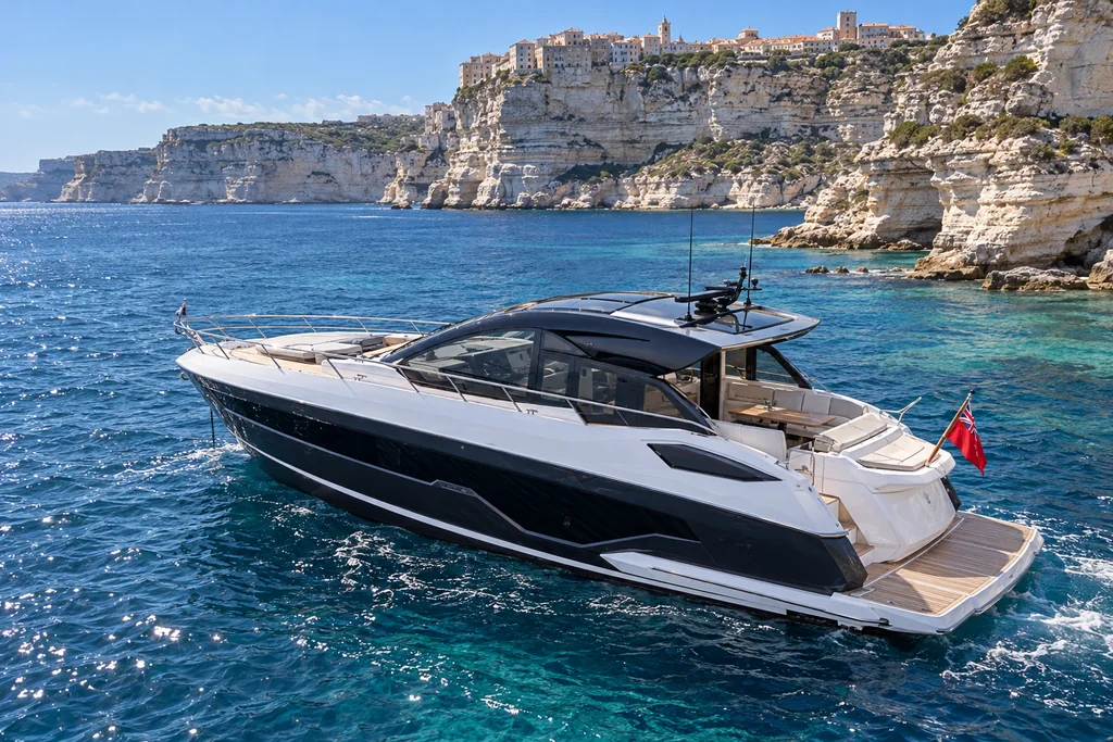 Sunseeker Predator 55 or comparable yacht