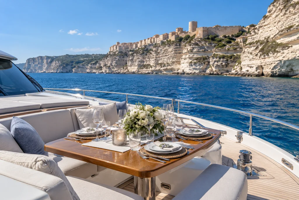 Wedding Yacht Charter Bonifacio