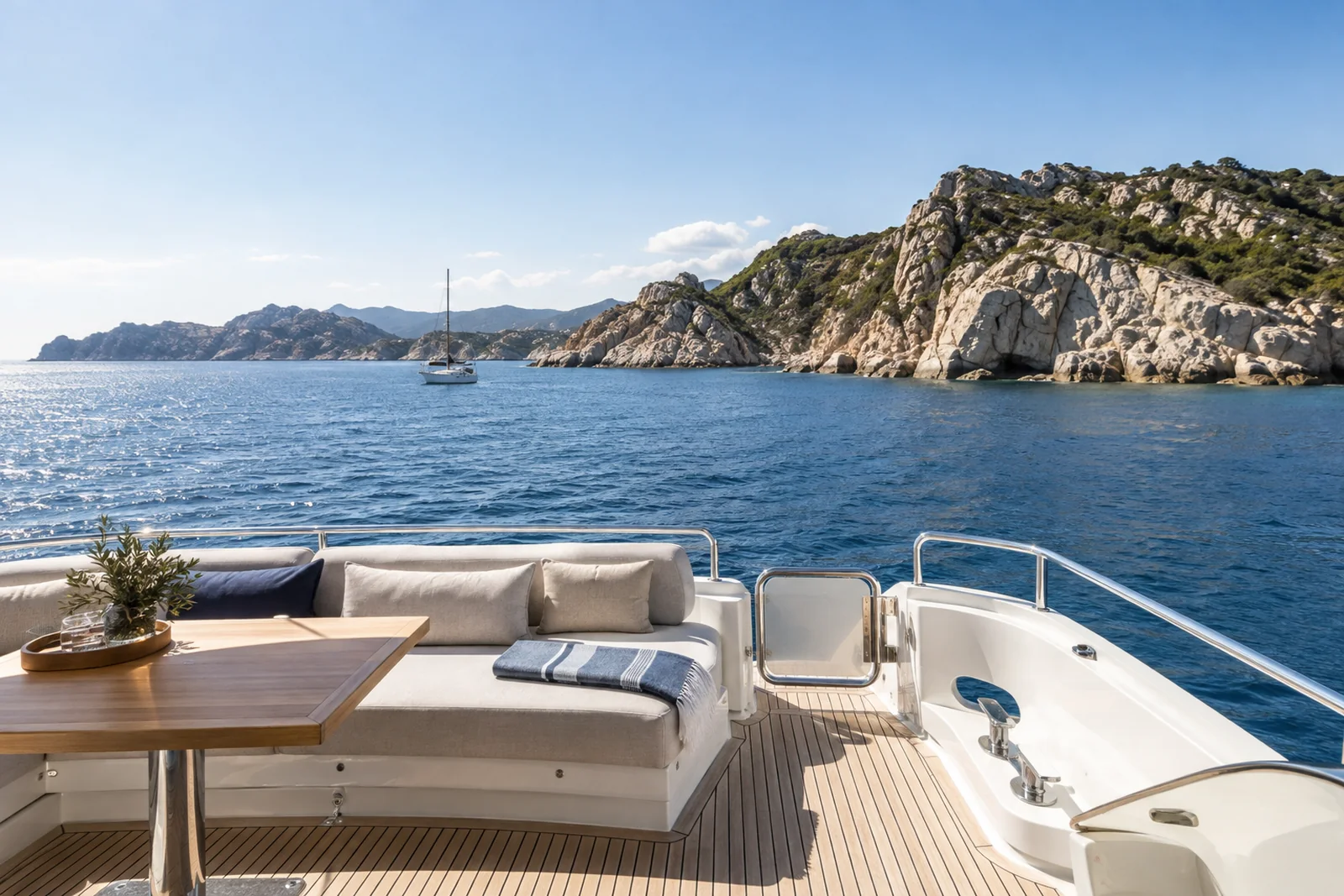 Day yacht charter in Bonifacio