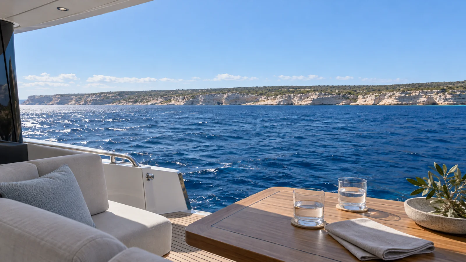 Location de yacht à la journée à Bonifacio