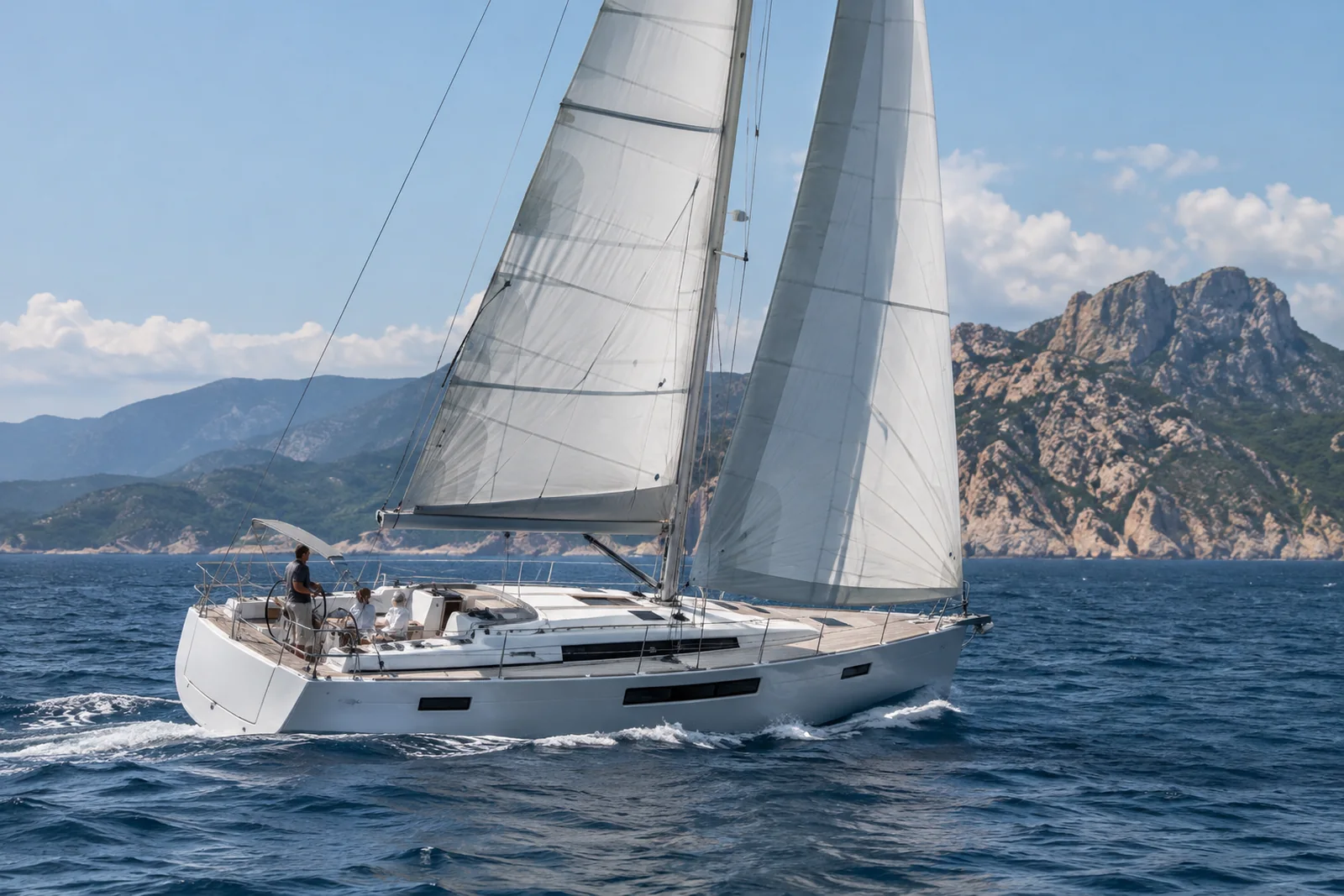 Sailing yacht charter in Bonifacio